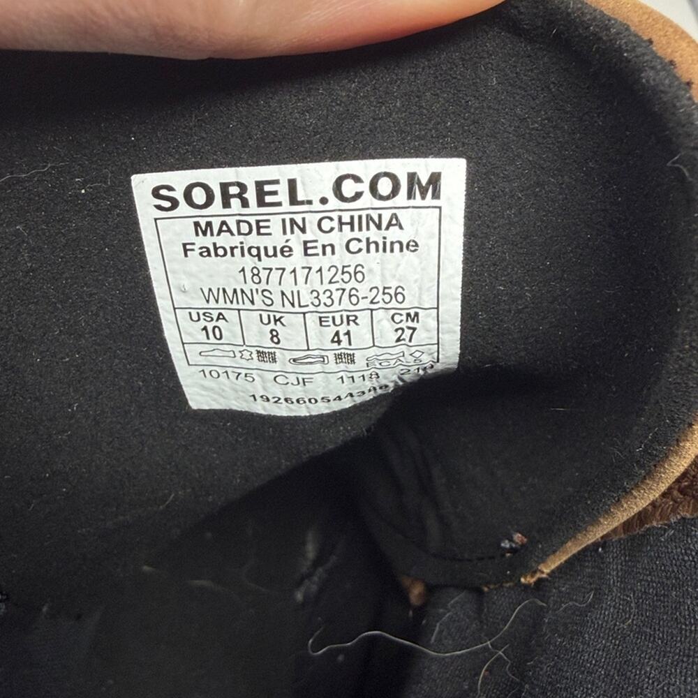 Sorel Women's Lexie Wedge Waterproof Leather Boots - Brown/Gray - Picture 8 of 8